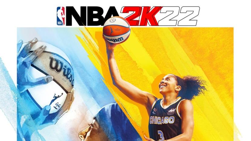 Candace Parker on the NBA 2K22 cover