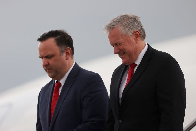 U.S. DOJ declines to charge ex-Trump officials Meadows and Scavino, NY Times reports