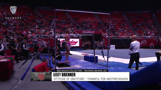 Utah newcomer and national champion Abby Brenner shines on bars at Red Rocks Preview