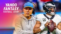 Why Kellen Moore offers boom-or-bust potential for Jalen Hurts in Philadelphia | Yahoo Fantasy Football Show
