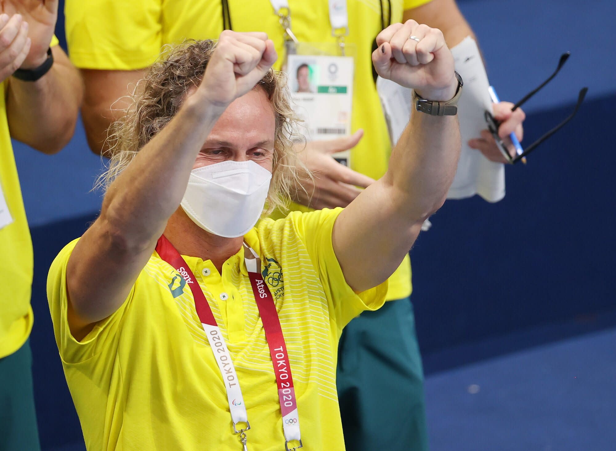 Australian Swimmer Ariarne Titmus' Coach Goes Viral for Fired Up Celebration After Her Gold ...