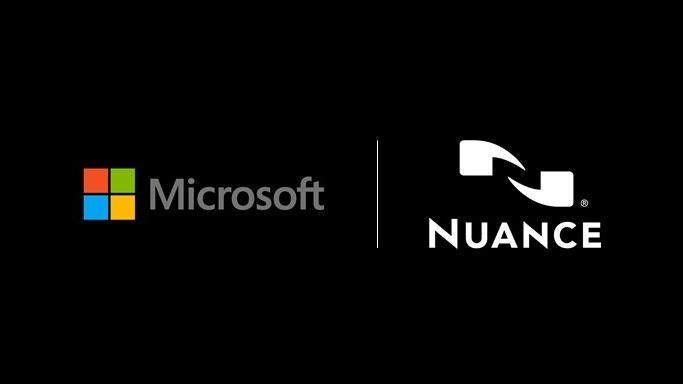 Microsoft and Nuance logos