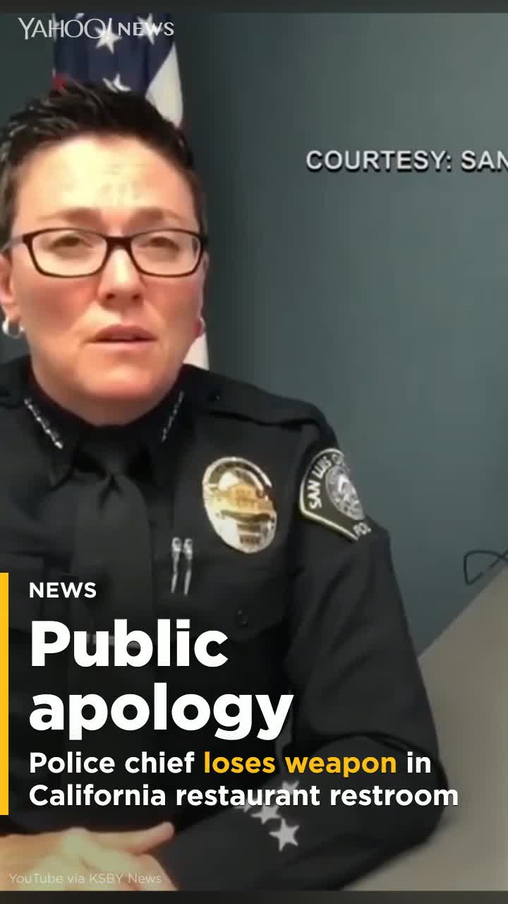 Police Chief Loses Gun In California Restaurant Restroom [video]