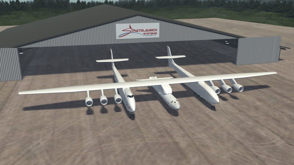 Stratolaunch World S Biggest Plane With 6 Boeing 747 Engines Completes Successful Three Hour Test Flight