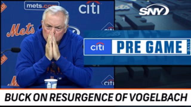 Mets' Buck Showalter wants more aggression from improving Daniel Vogelbach  after mental break