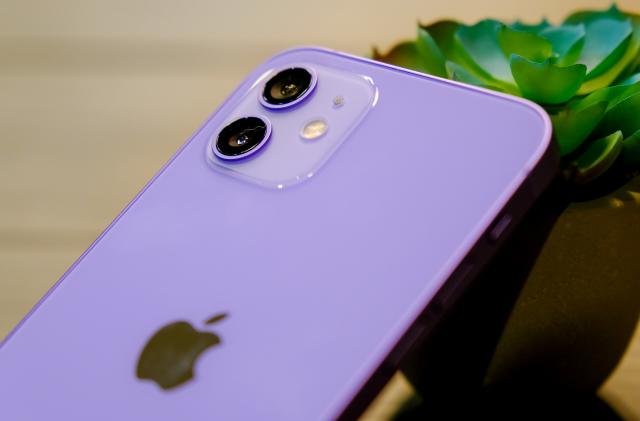 Apple iPhone 12 in purple