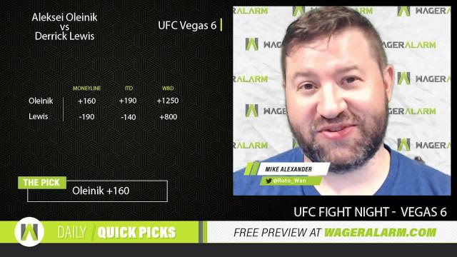 MMA Quick Picks: UFC Fight Night - Vegas 6