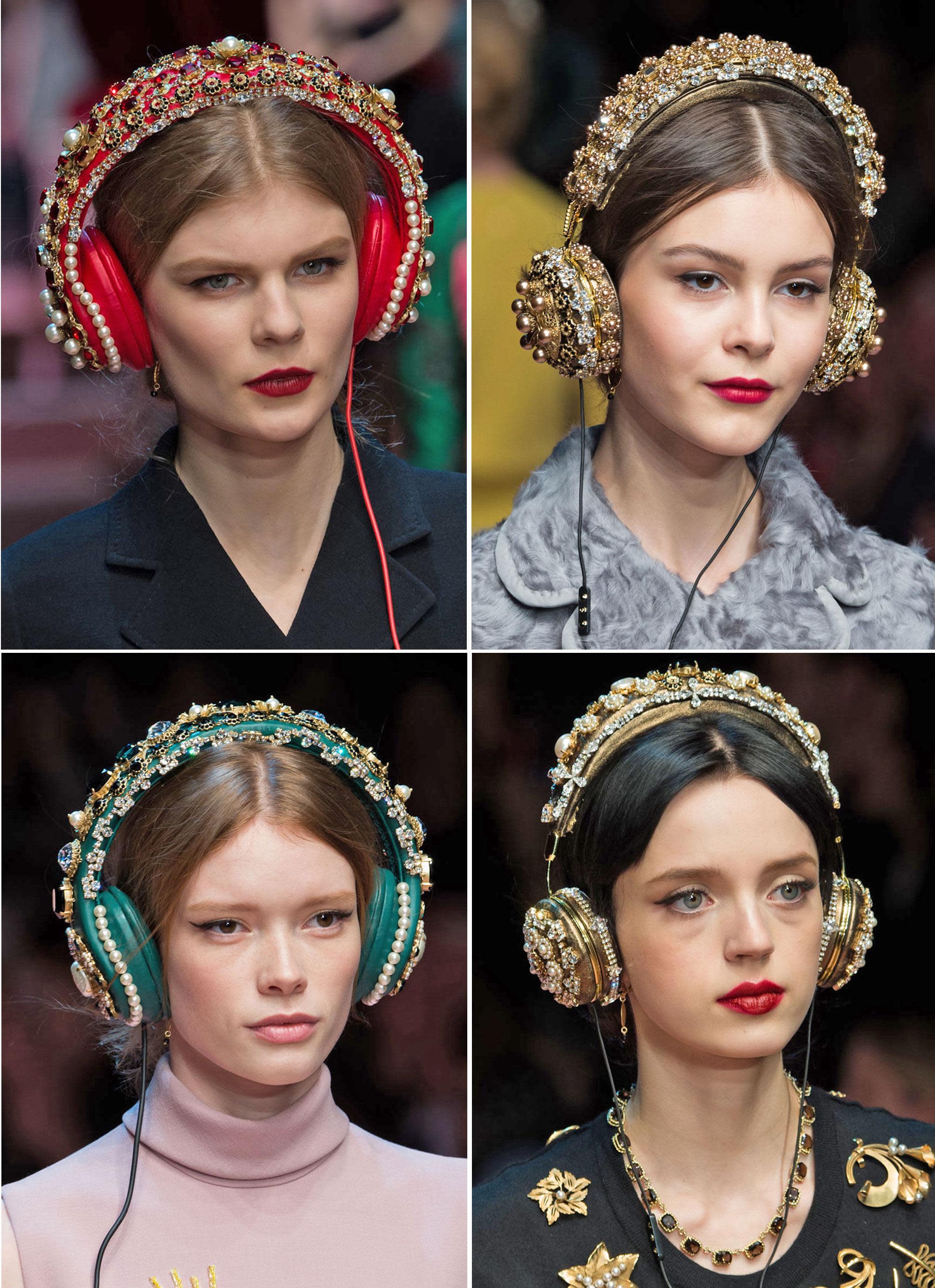 You Can Buy Dolce & Gabbana's Bejeweled Headphones for $7K