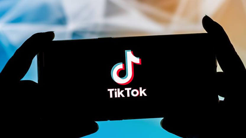 POLAND - 2021/09/23: In this photo illustration a TikTok logo seen displayed on a smartphone. (Photo Illustration by Mateusz Slodkowski/SOPA Images/LightRocket via Getty Images)