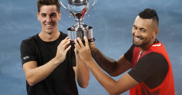 Australian Open (DH) – Nick Kyrgios and Thanasi Kokkinakis win the Australian Open men’s doubles final