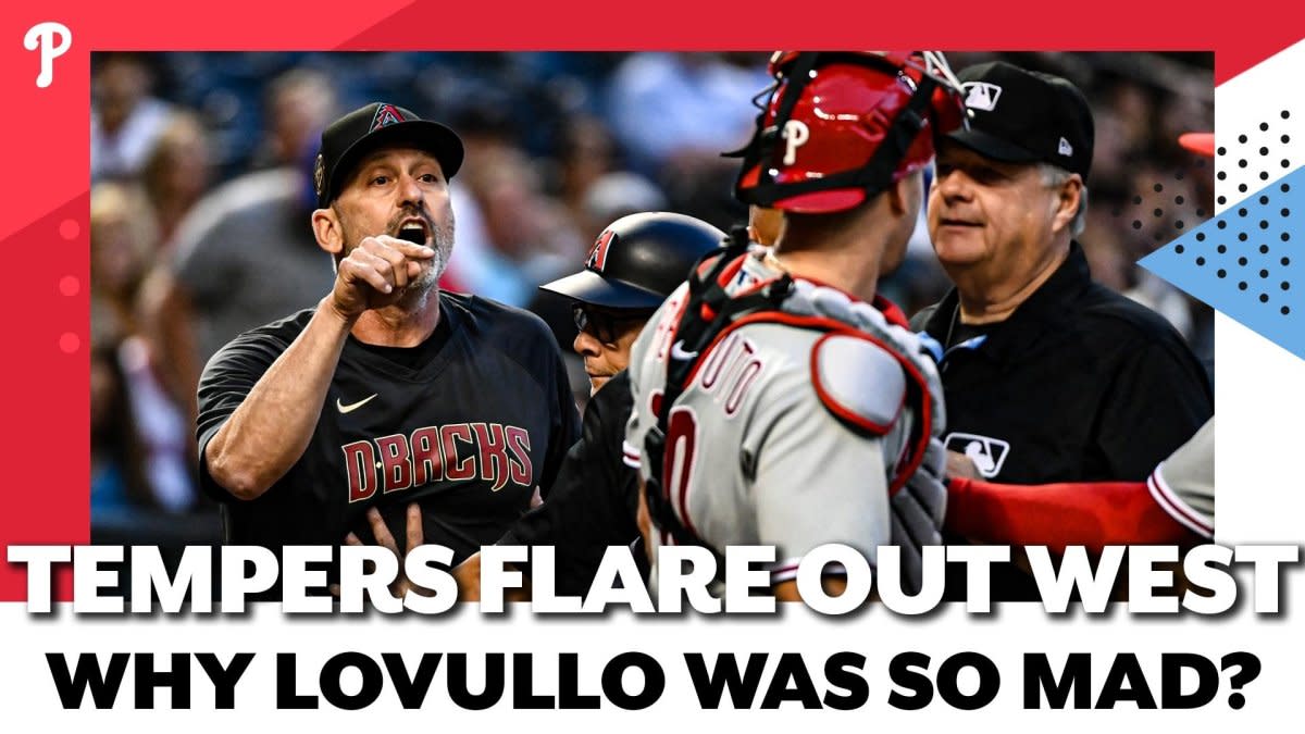 Arizona manager Lovullo ejected after Phillies hit Carroll in consecutive  at-bats - The San Diego Union-Tribune