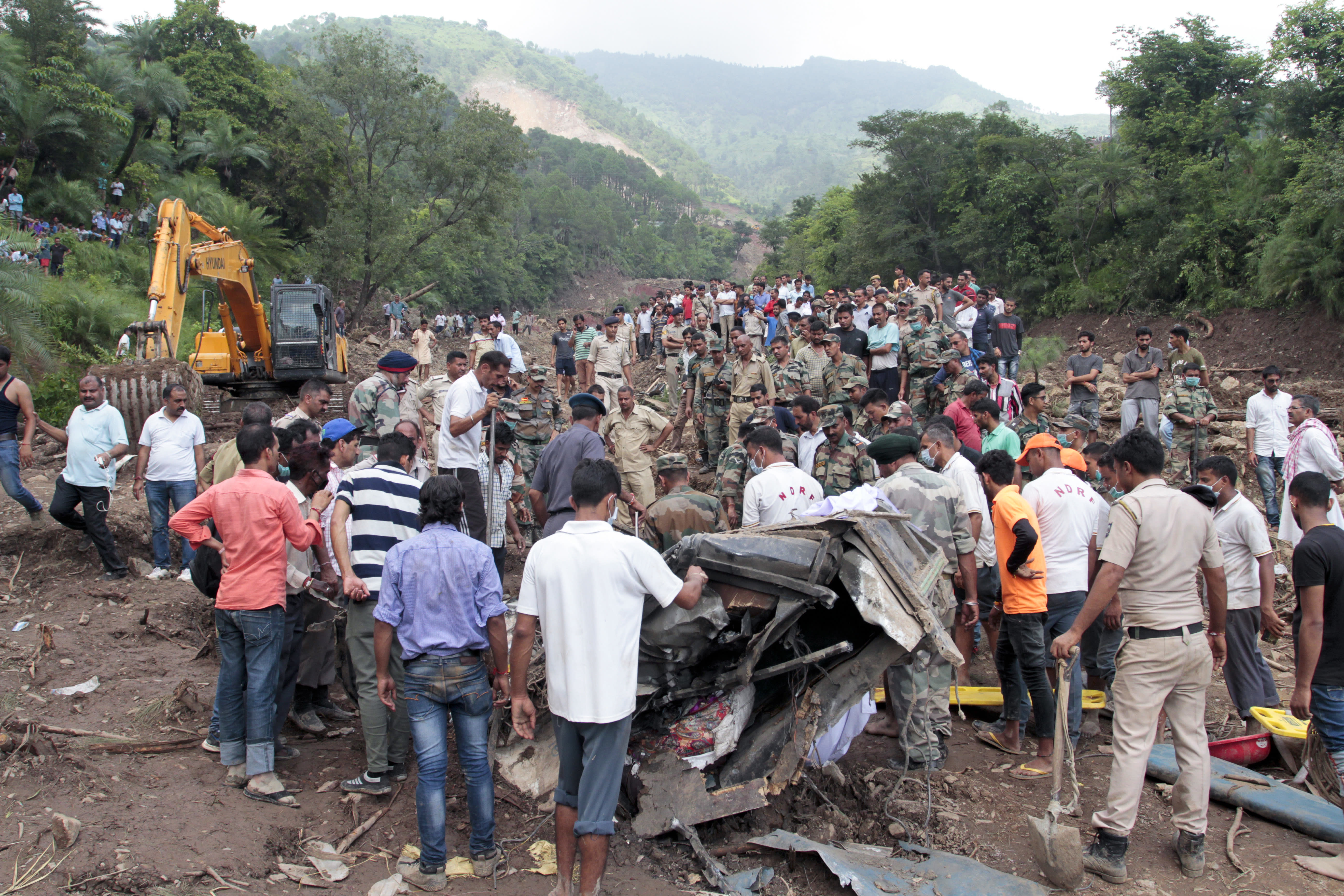 Photos Nearly 50 killed in landslide in northern India