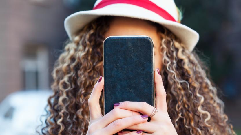 Young woman using smart phone