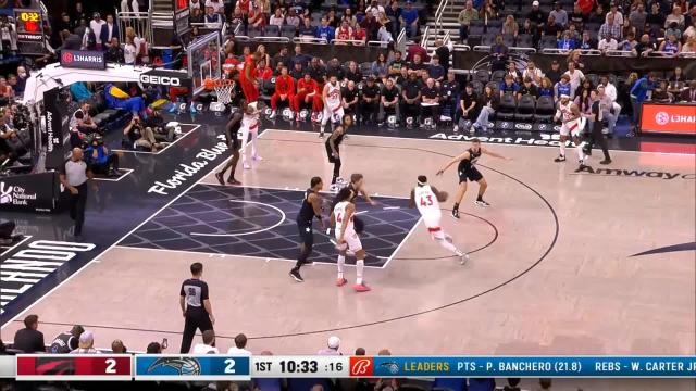 Bol with a 2-pointer vs the Toronto Raptors