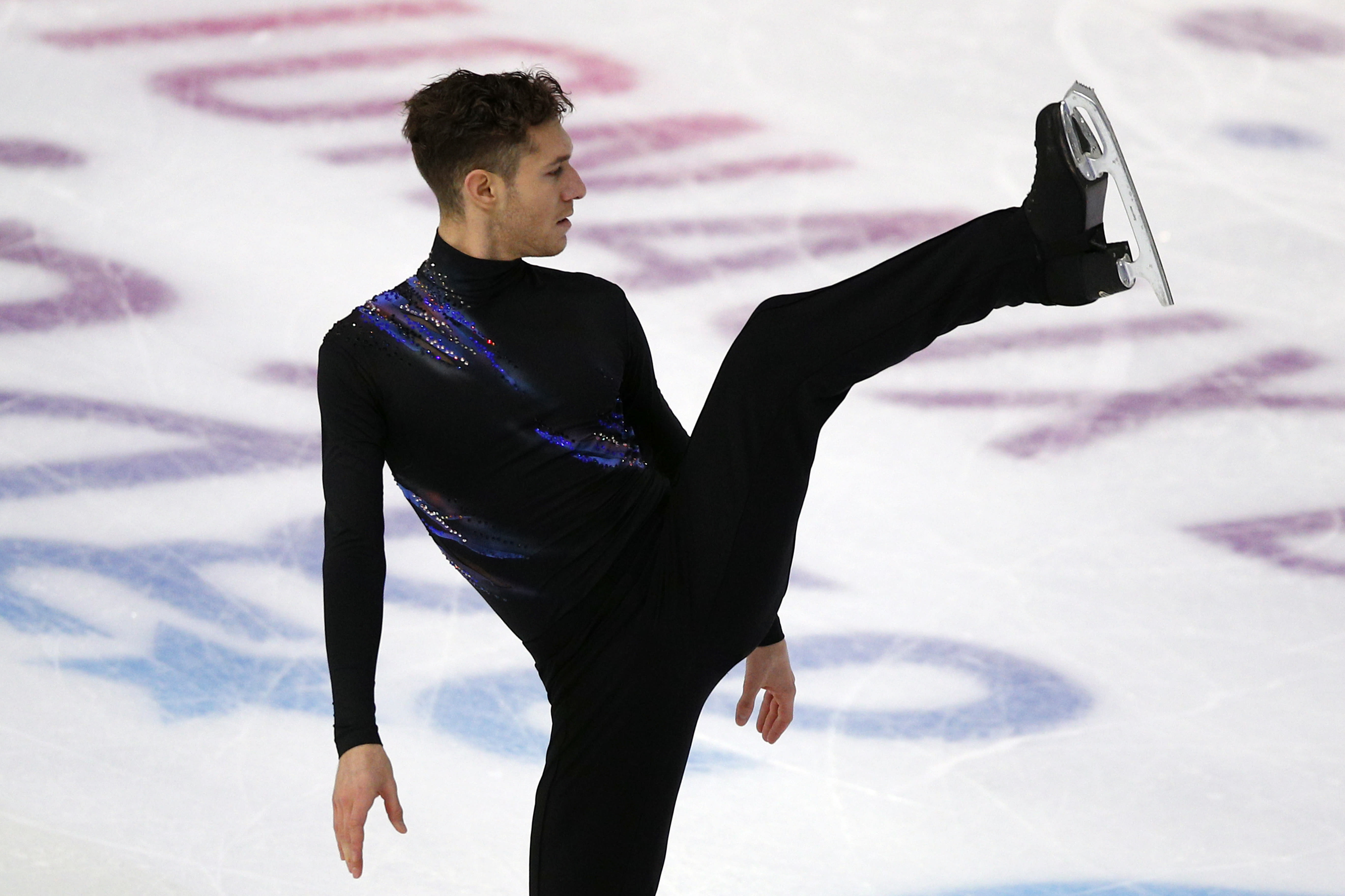 Without a quad, Brown leads figure skating in France