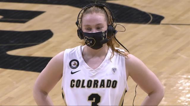 Colorado's Frida Formann discusses her mindset after setting career-high in points