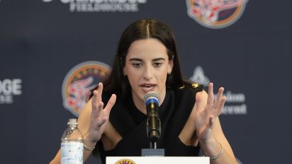 Associated Press - Indiana Fever's Caitlin Clark speaks during a WNBA basketball news conference, Wednesday, April 17, 2024, in Indianapolis. (AP Photo/Darron Cummings)