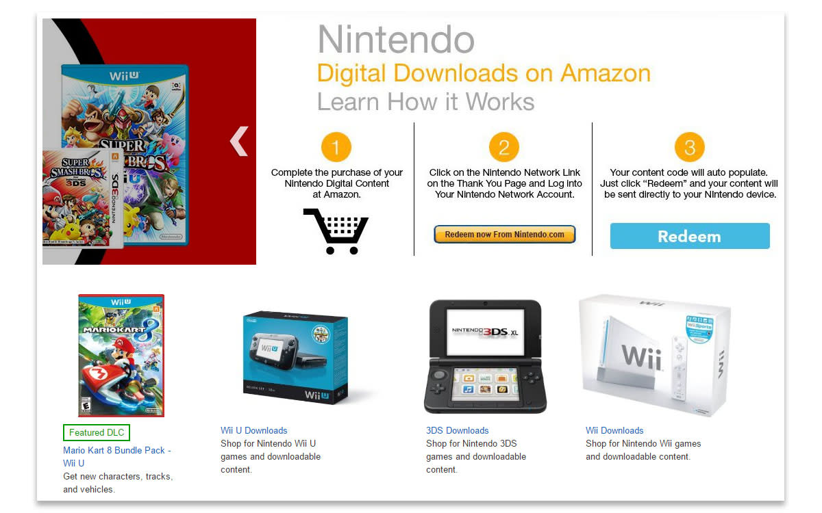 Nintendo opens digital download store on Amazon | Engadget