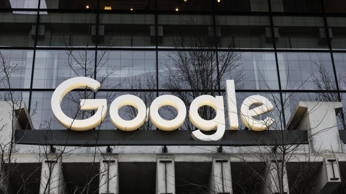 NEW YORK, NEW YORK - JANUARY 09: The exterior of the new headquarters of Google is seen at 550 Washington Street in Hudson Square on January 09, 2024 in New York City. Designed by COOKFOX Architects, the 1.3-million-square-foot project involved the restoration and expansion of the St. John’s Terminal building along the Hudson River waterfront.  (Photo by Michael M. Santiago/Getty Images)