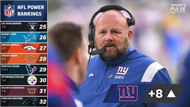 NFL post-Week 5 power rankings: Do the New York Giants crack the top ten?