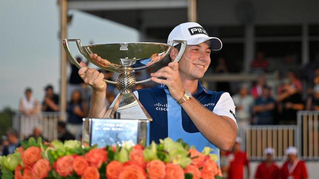 Hovland 'extraordinary' in Tour Championship win