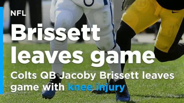 Colts QB Jacoby Brissett leaves game with injury