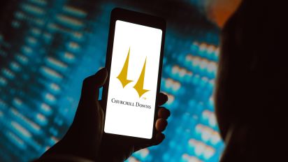 Getty Images - BRAZIL - 2024/02/12: In this photo illustration, the Churchill Downs Incorporated logo is displayed on a smartphone screen. (Photo Illustration by Rafael Henrique/SOPA Images/LightRocket via Getty Images)