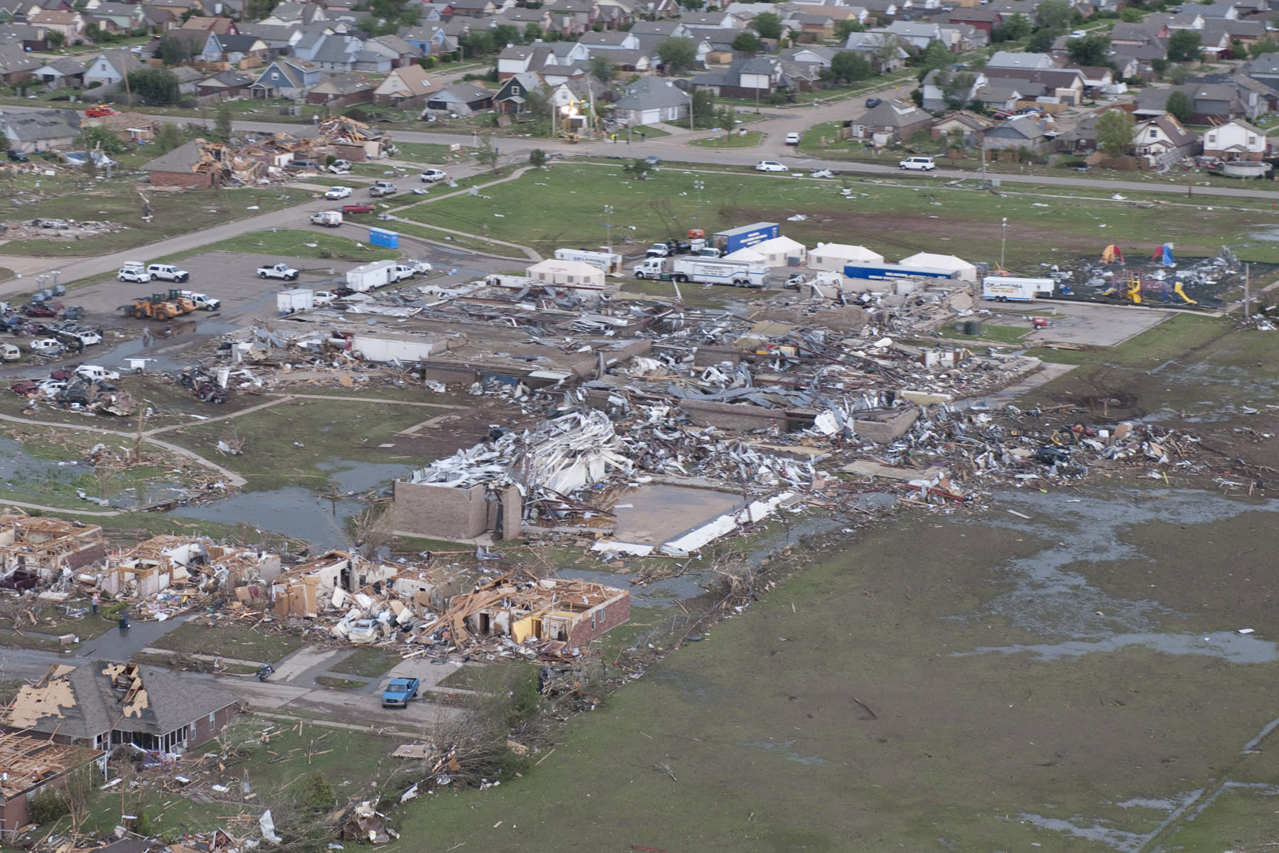 Aerial photos of Moore, Okla., tornado destruction