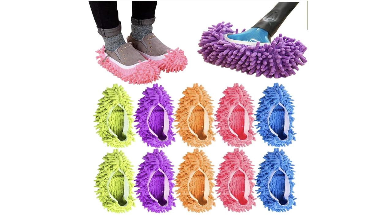 We Tried 's Dust Mop Slippers With Squeaky Clean Results