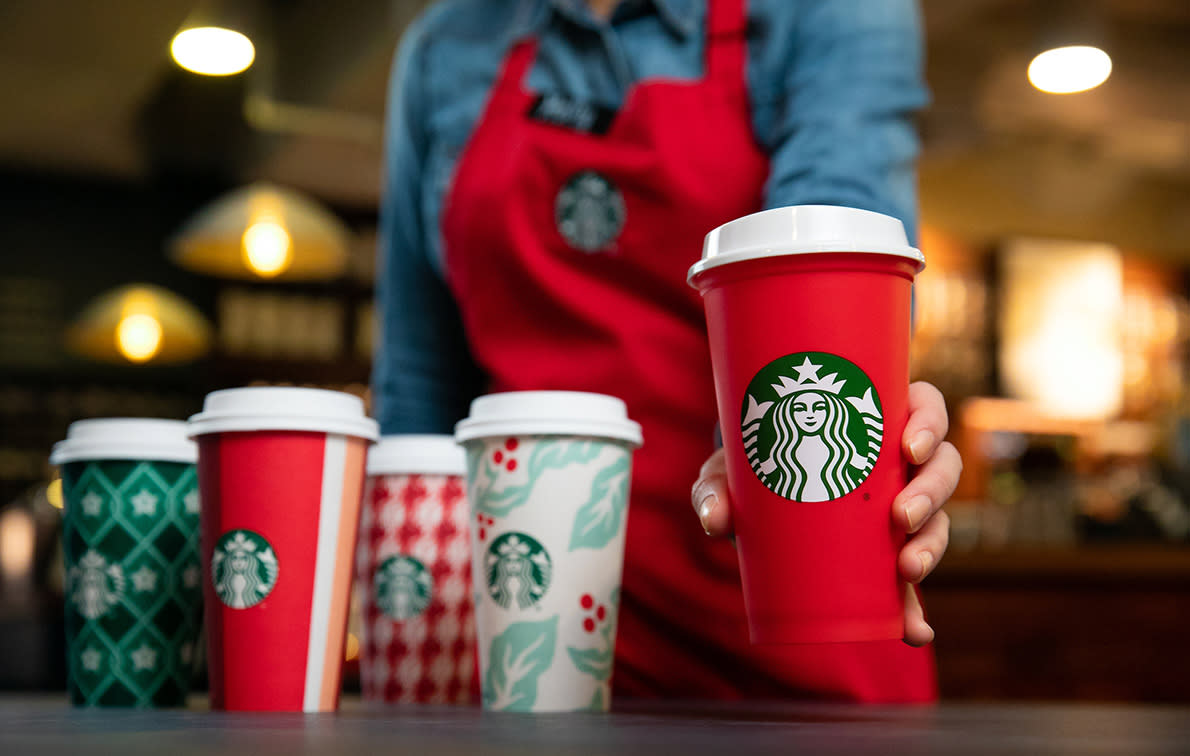 is starbucks giving away free reusable cups today