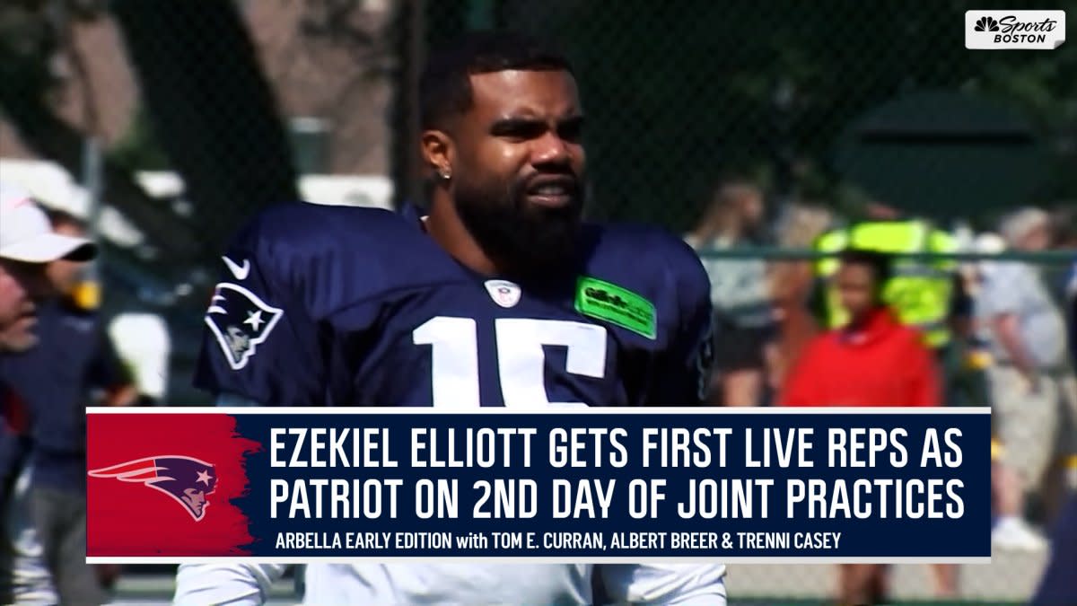 Ezekiel Elliott already looking like a valuable addition for Patriots