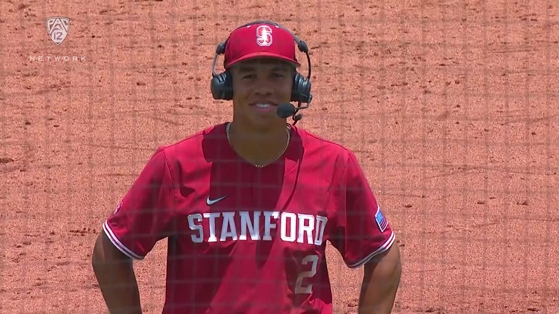 Drew Bowser chats after Stanford clinches spot in 2022 Pac-12 Baseball  Tournament championship game