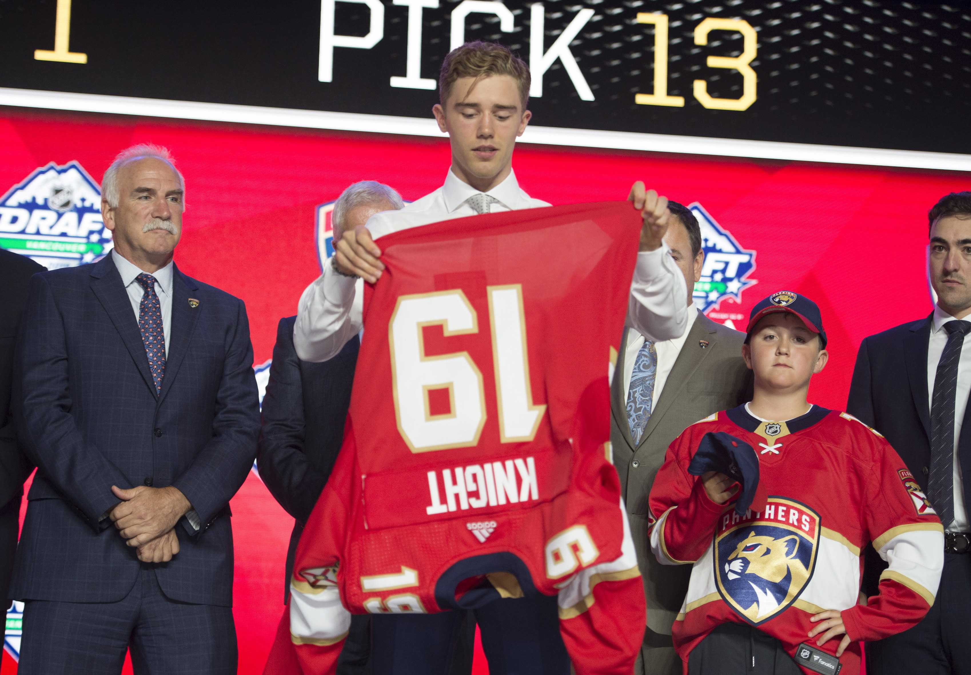 Hughes with 1st pick in NHL draft