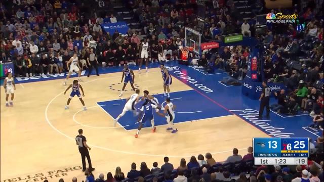 Moritz Wagner with a dunk vs the Philadelphia 76ers