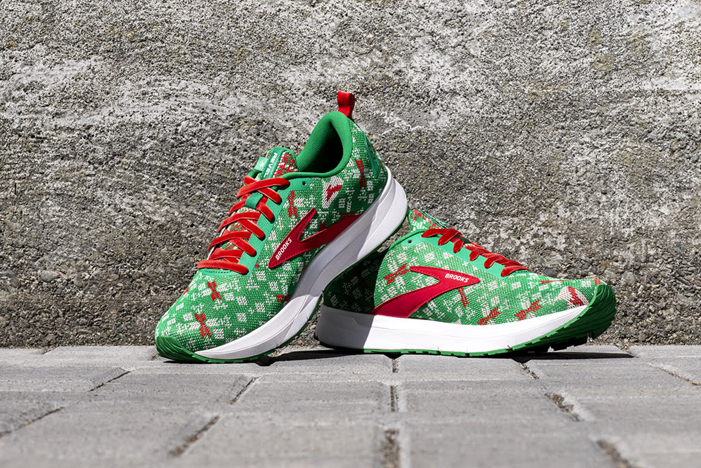 brooks ugly sweater sneakers