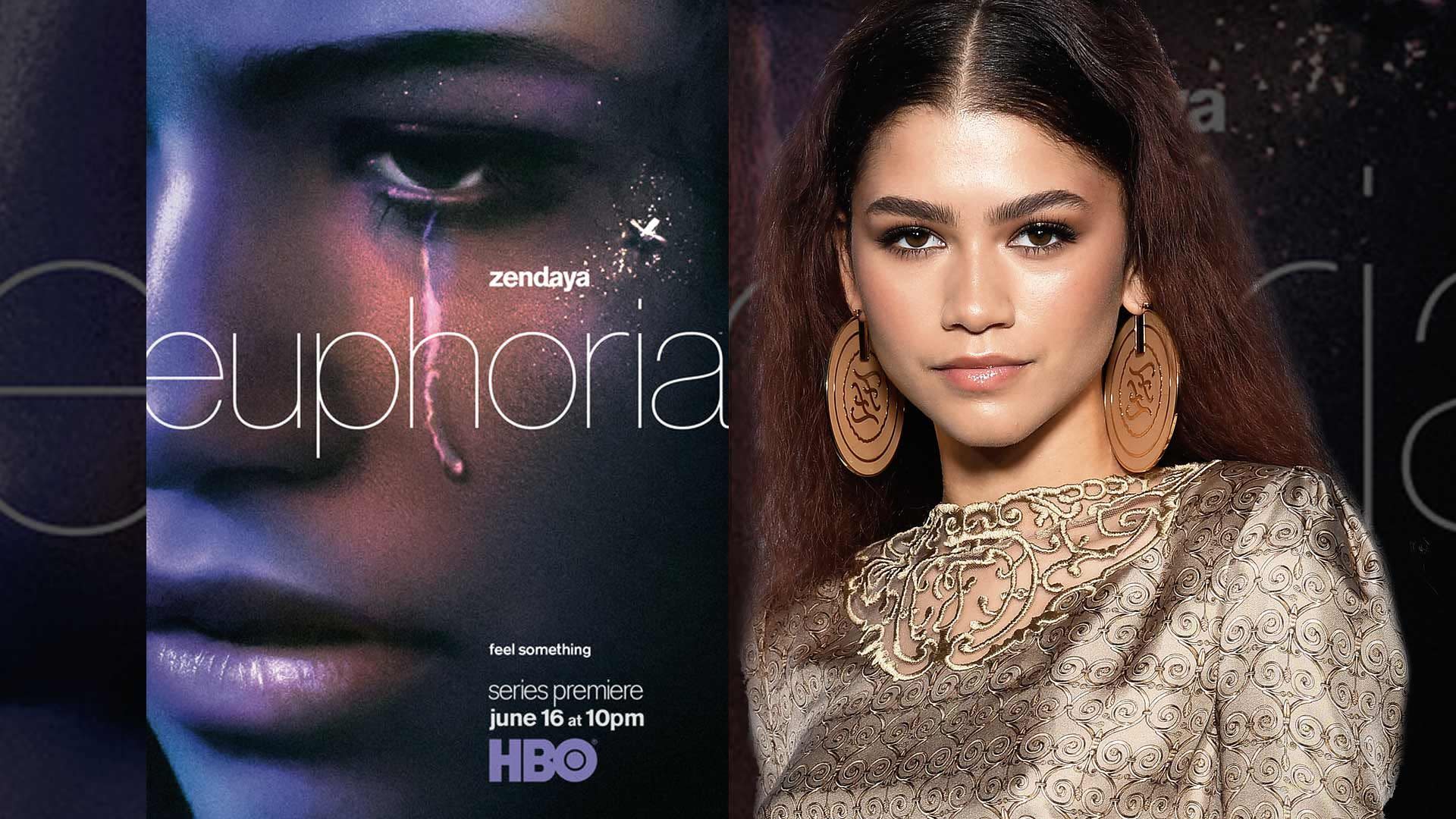 Zendaya Runs Into Her Face On HBO's 'Euphoria' Billboard While Driving Around LA