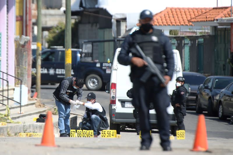 Mexican city shaken by a bloody ambush that killed 13 policemen