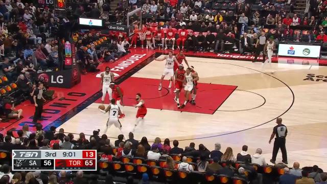 Josh Richardson with an assist vs the Toronto Raptors