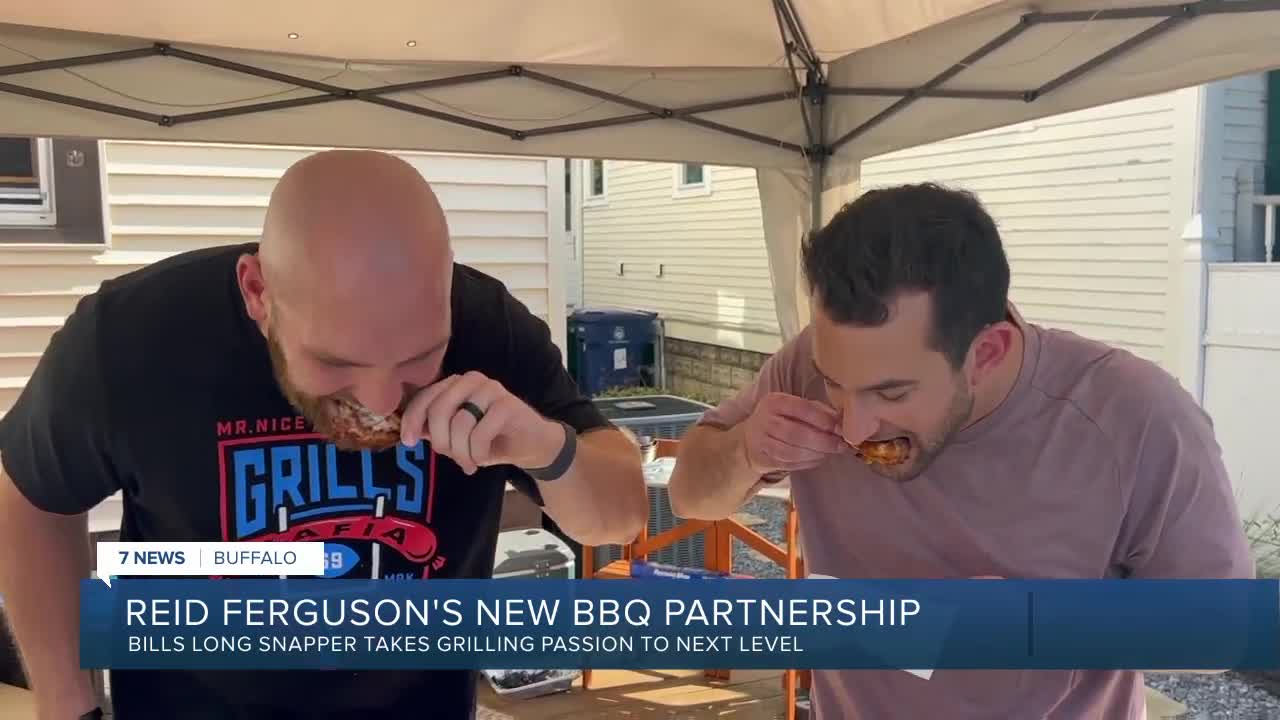 Buffalo Bills' Reid Ferguson embraces Grills Mafia