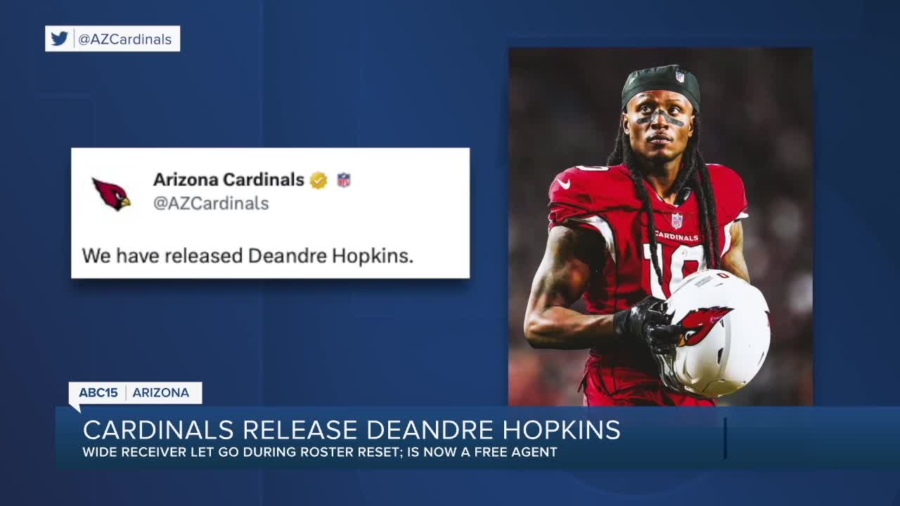 Cardinals release wide receiver DeAndre Hopkins - CBS Philadelphia