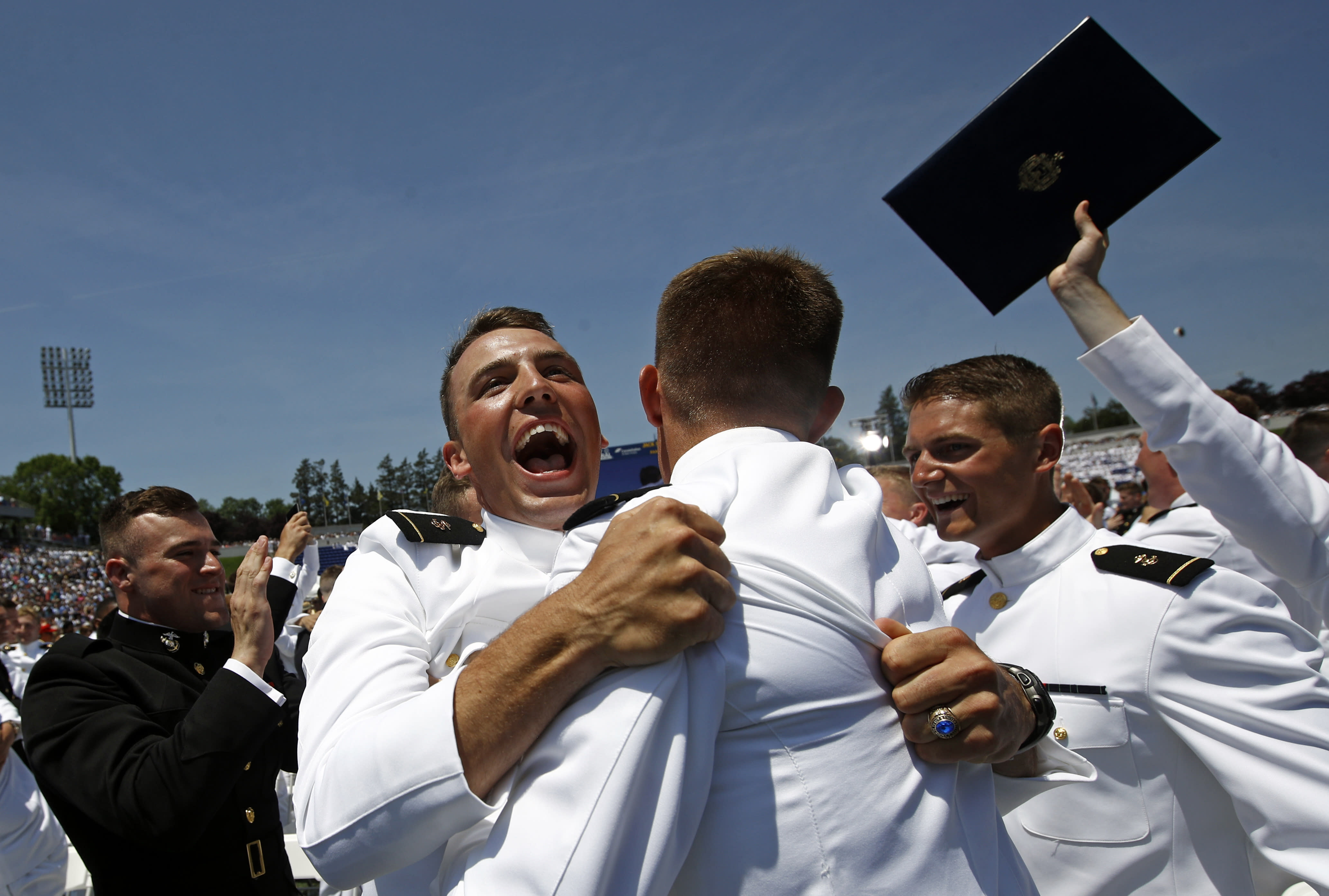 U S Naval Academy graduation Trump delivers remarks