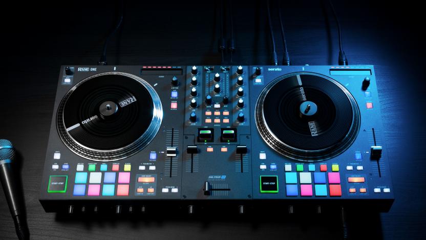 Press image of the new Rane One DJ controller.