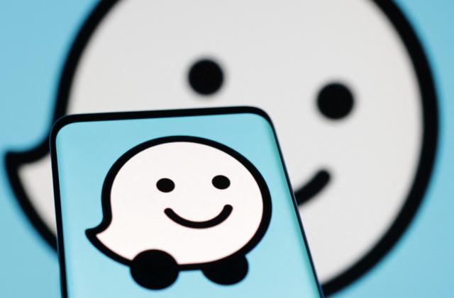 Waze app logo is seen in this illustration taken, August 22, 2022. REUTERS/Dado Ruvic/Illustration