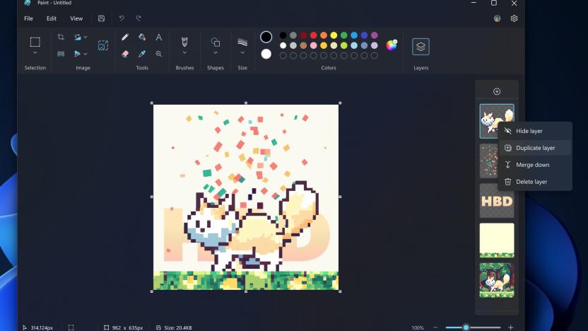 Screenshot of Microsoft Paint.