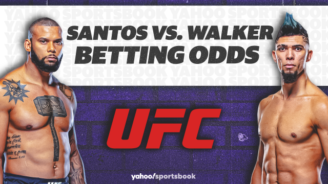 Betting: UFC Santos vs. Walker Odds