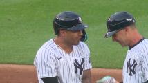 Gleyber Torres' two-run ground-rule double