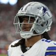 Dallas Cowboys cornerback Trevon Diggs (27) defends during an NFL football  game against the Arizona Cardinals, Monday, Oct. 19, 2020, in Arlington,  Texas. Arizona won 38-10. (AP Photo/Brandon Wade Stock Photo - Alamy