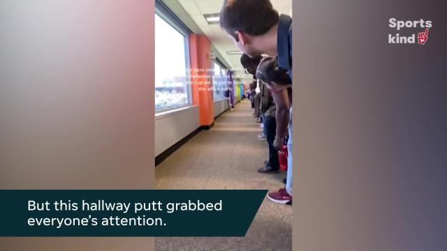 Check out the mini-golf moment that earned an entire office time off work