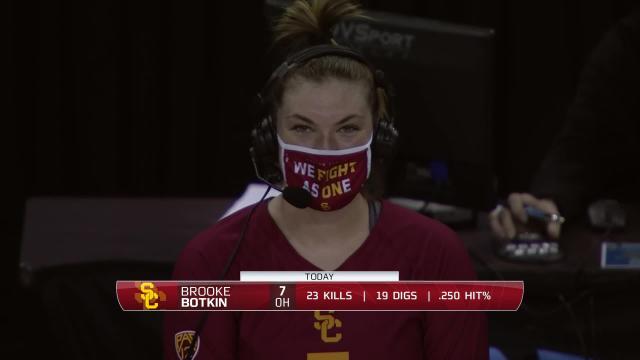 Brooke Botkin, USC women's volleyball 'finding that groove' after upsetting No. 15 UCLA