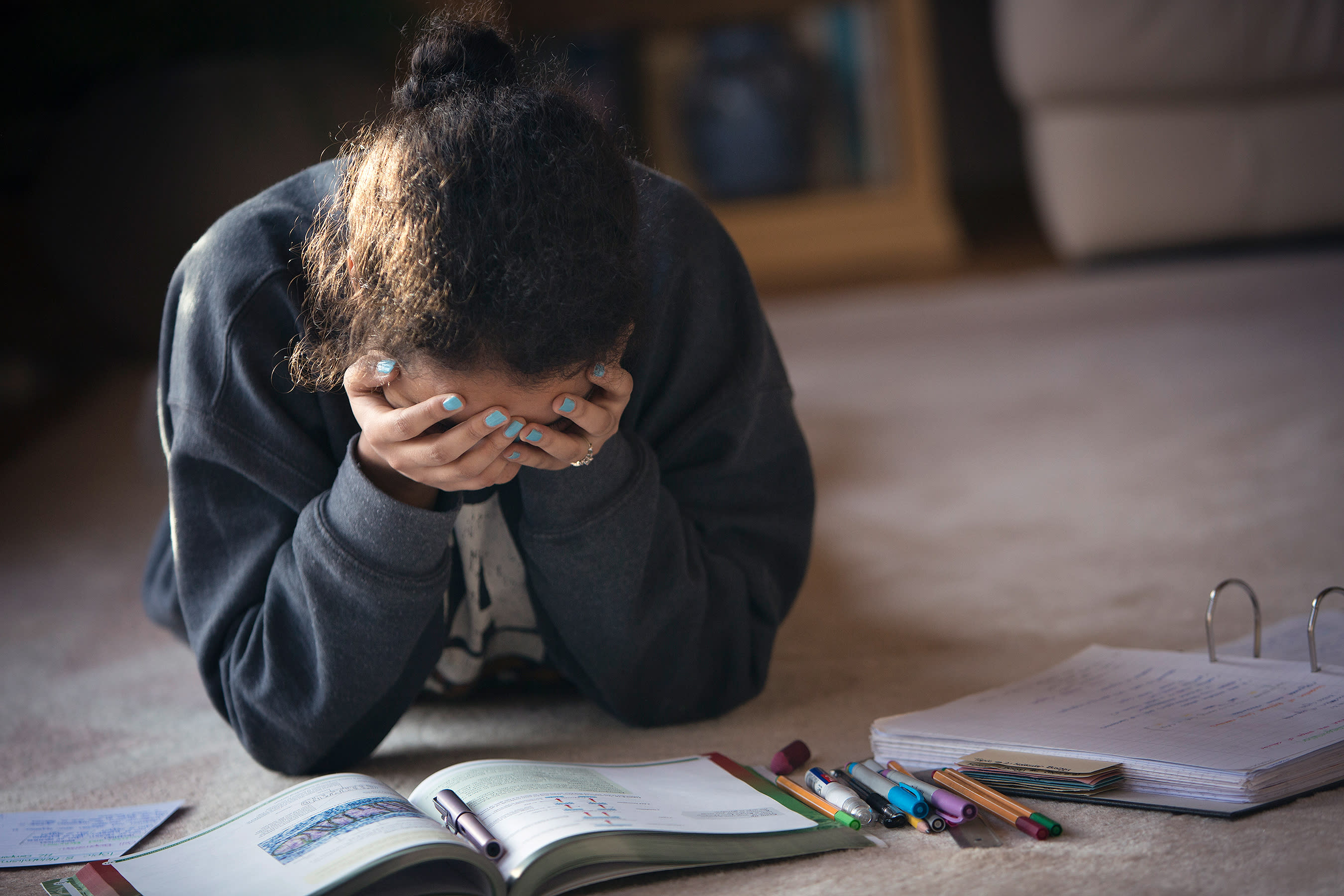 why homework causes anxiety